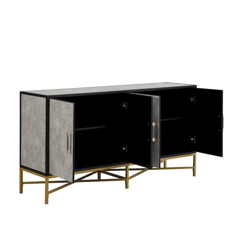 Étagère de Rangement Multifonctionnelle en Métal Noir à 3 Niveaux de 68 po pour Plantes de Cuisine Intérieur/Extérieur