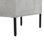 Meuble-lavabo de salle de bain 24 pouces/30 pouces/36 pouces avec évier autoportant/mural, ensemble d'évier en céramique avec étagère réglable