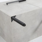 Meuble-lavabo de salle de bain 24 pouces/30 pouces/36 pouces avec évier autoportant/mural, ensemble d'évier en céramique avec étagère réglable