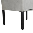 Meuble-lavabo de salle de bain 24 pouces/30 pouces/36 pouces avec évier autoportant/mural, ensemble d'évier en céramique avec étagère réglable