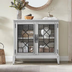 Bahut et buffets, Meuble de rangement d'appoint, console patinée pour entrée, salon, chambre, cuisine