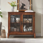 Bahut et buffets, Meuble de rangement d'appoint, console patinée pour entrée, salon, chambre, cuisine