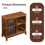Bahut et buffets, Meuble de rangement d'appoint, console patinée pour entrée, salon, chambre, cuisine