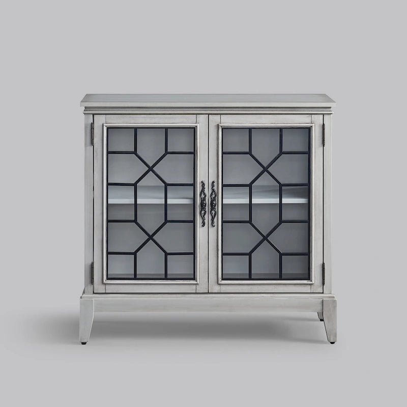 Bahut et buffets, Meuble de rangement d'appoint, console patinée pour entrée, salon, chambre, cuisine
