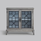 Bahut et buffets, Meuble de rangement d'appoint, console patinée pour entrée, salon, chambre, cuisine