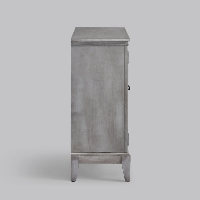 Bahut et buffets, Meuble de rangement d'appoint, console patinée pour entrée, salon, chambre, cuisine
