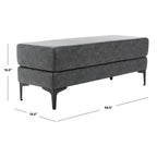 Banc rectangulaire Roena - 48 x 18 x 18 - 48 La. x 18 P x 18 H