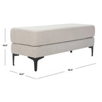 Banc rectangulaire Roena - 48 x 18 x 18 - 48 La. x 18 P x 18 H