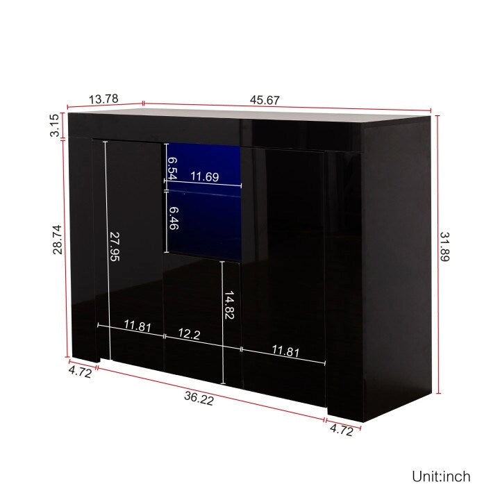 Étagère de cuisine murale en acier inoxydable - 48 x 12 pouces