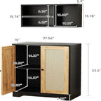Bahut à 2 portes - 15P x 27,56L x 47,24H