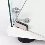 Vitrine de cuisine moderne en verre avec 3 étagères
