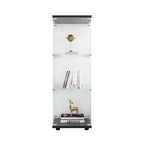 Vitrine de cuisine moderne en verre avec 3 étagères