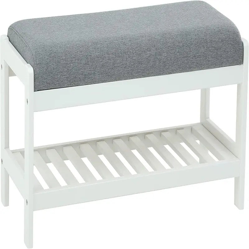 Banc à chaussures en bois - 34P x 83,5L x 40H