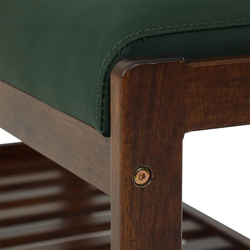 Banc à chaussures en bois - 34P x 83,5L x 40H