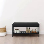 Banc à chaussures en bois - 34P x 83,5L x 40H