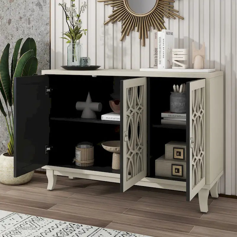 Banc de rangement Rhyson Blanc