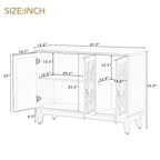 Banc de rangement Rhyson Blanc