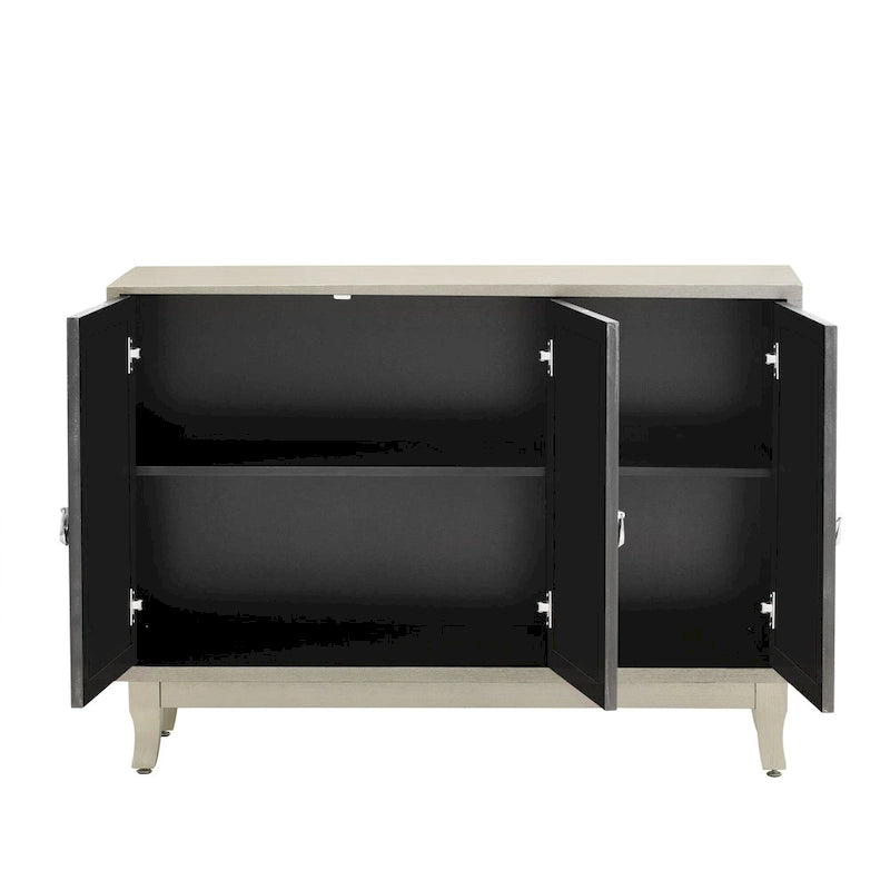 Banc de rangement Rhyson Blanc