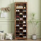 Meuble console élégant à 30 casiers à chaussures
