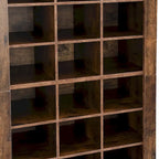 Meuble console élégant à 30 casiers à chaussures