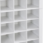 Meuble console élégant à 30 casiers à chaussures