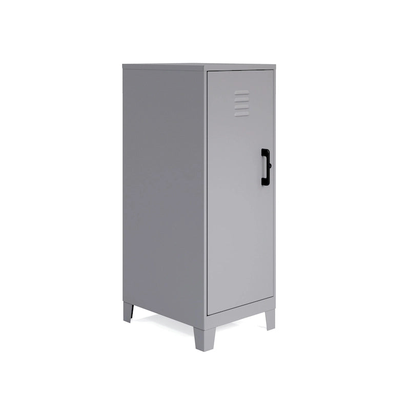 Armoire de rangement à 3 étagères avec porte ventilée de 42,5 po de hauteur