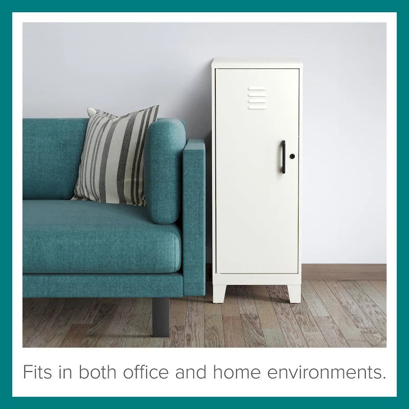 Armoire de rangement à 3 étagères avec porte ventilée de 42,5 po de hauteur