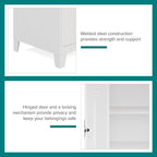 Armoire de rangement à 3 étagères avec porte ventilée de 42,5 po de hauteur