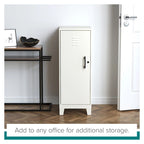 Armoire de rangement à 3 étagères avec porte ventilée de 42,5 po de hauteur