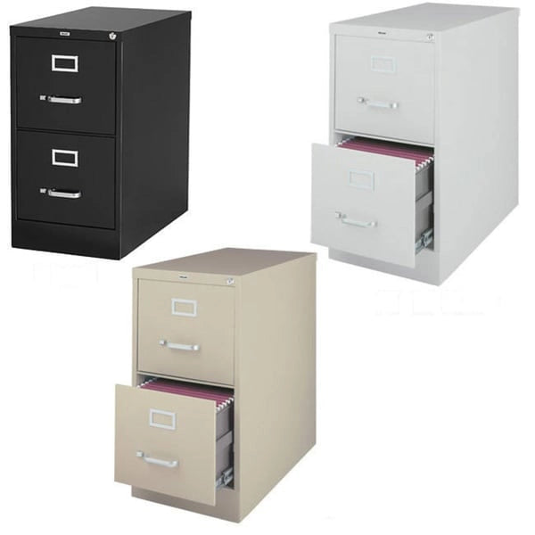 Classeur vertical à 2 tiroirs pour documents de format Lettre, profondeur de 25 pouces
