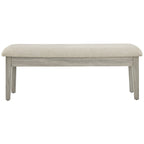 Banc de rangement capitonné - 122 cm (L) x 38 cm (P) x 48 cm (H)