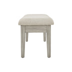 Banc de rangement capitonné - 122 cm (L) x 38 cm (P) x 48 cm (H)