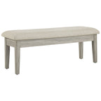 Banc de rangement capitonné - 122 cm (L) x 38 cm (P) x 48 cm (H)