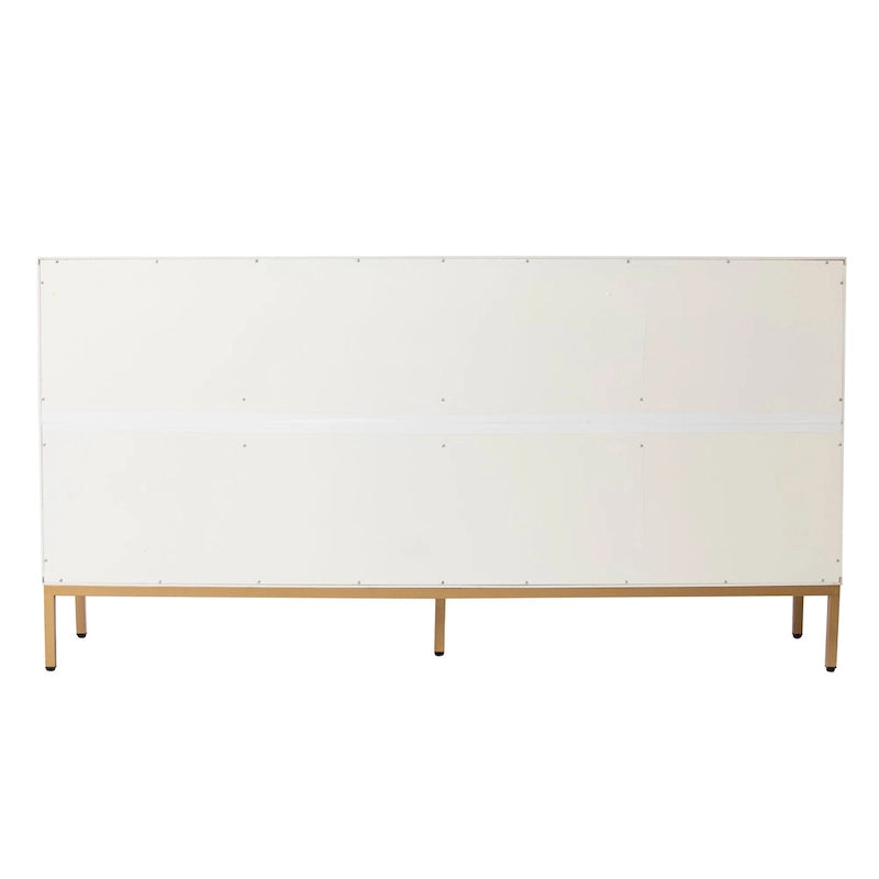 Meuble en bois Maubert contemporain avec détails dorés