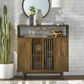 Buffet vaisselier Vally 6 portes en bois de manguier naturel