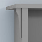 Meuble d'entrée Salinas avec banc de rangement Gris Cape Cod - 31,73 long. x 15,75 larg. x 68,12 haut.