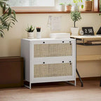 Vinsetto 2 Drawer File Cabinet with Lock, Vertical Filing Cabinet with Keys