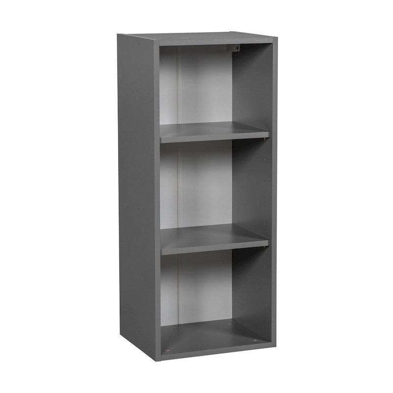 Meuble haut mural 12 x 36 - Porte simple - Gris - 12 x 36 x 12
