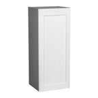 Meuble haut mural 12 x 36 - Porte simple - Gris - 12 x 36 x 12