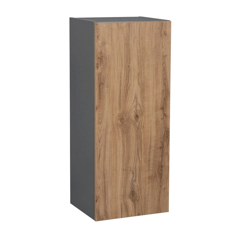 Meuble haut mural 12 x 36 - Porte simple - Gris - 12 x 36 x 12