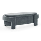 Banc Rembourré avec Grand Espace de RangementBancs Ottomans de Rangement Modernes, pour le Salon, l'Entrée et la Chambre à Coucher