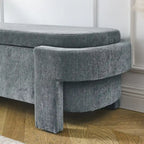 Banc Rembourré avec Grand Espace de RangementBancs Ottomans de Rangement Modernes, pour le Salon, l'Entrée et la Chambre à Coucher