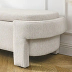 Banc Rembourré avec Grand Espace de RangementBancs Ottomans de Rangement Modernes, pour le Salon, l'Entrée et la Chambre à Coucher