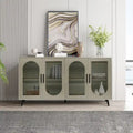 Meuble TV pour téléviseurs de plus de 65 pouces, meuble TV en bois avec placard de rangement et étagères réglables, console multimédia pour salon et chambre à coucher