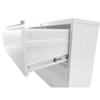 Meuble de classement vertical en métal à 5 tiroirs de 38 cm de large avec serrure pour documents A4/Legal/Letter, pour bureau et maison