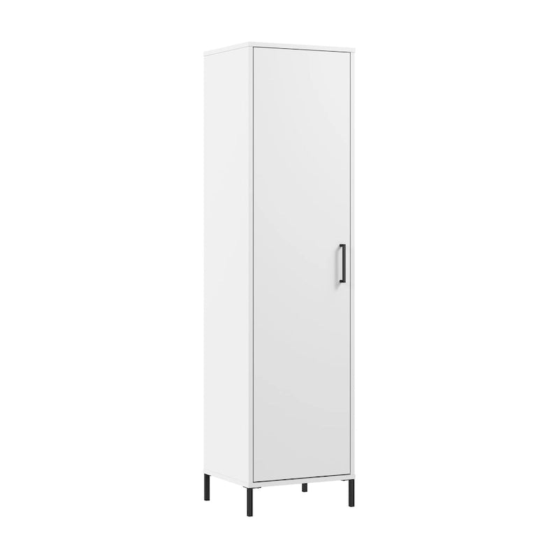 Meuble de Rangement Étroit Essence avec Porte