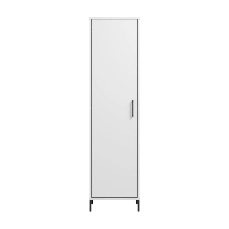 Meuble de Rangement Étroit Essence avec Porte