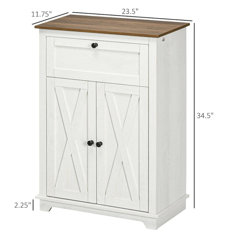 Banc de piano 2 places rembourré en similicuir blanc – Bois de bouleau rustique