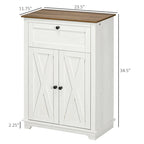 Banc de piano 2 places rembourré en similicuir blanc – Bois de bouleau rustique