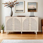 Armoire 4 portes, convient pour chambre à coucher, salon, bureau